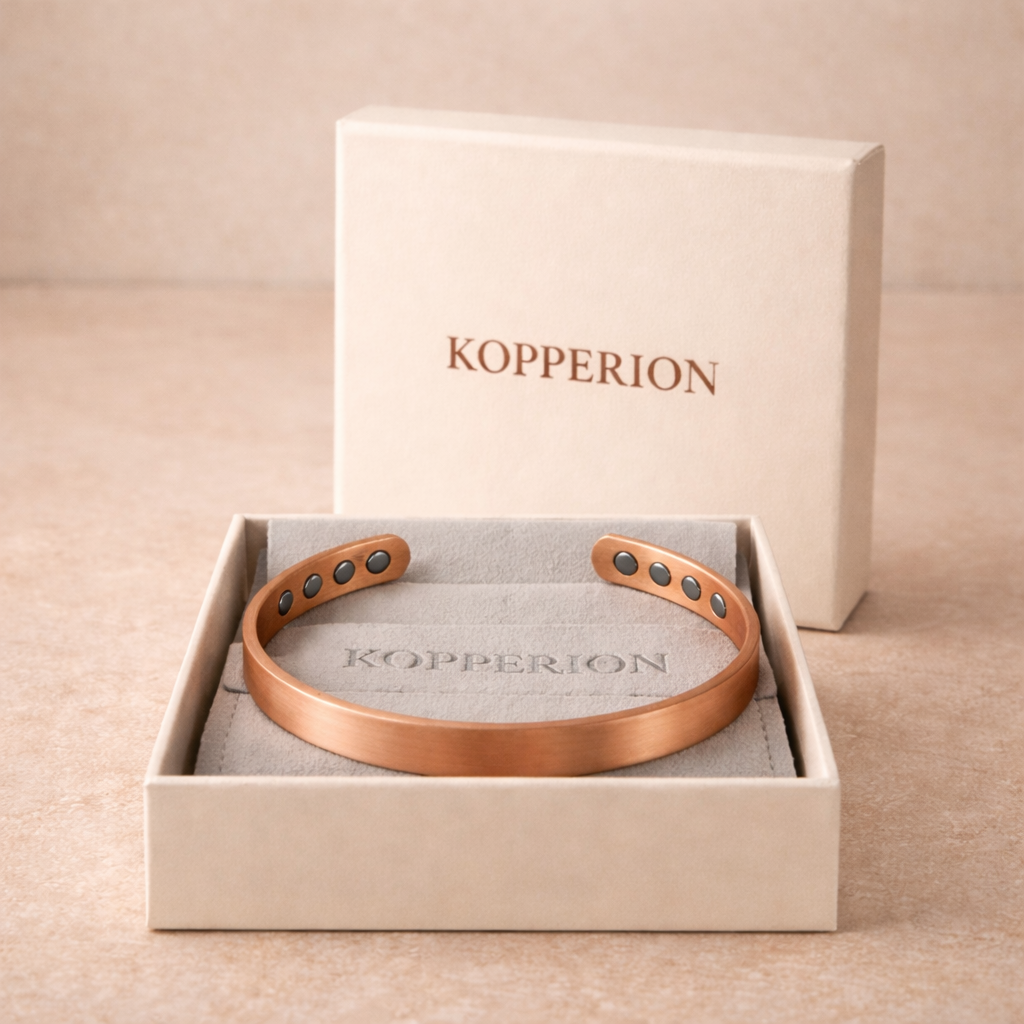 Pulsera Cobre Magnética Luminara