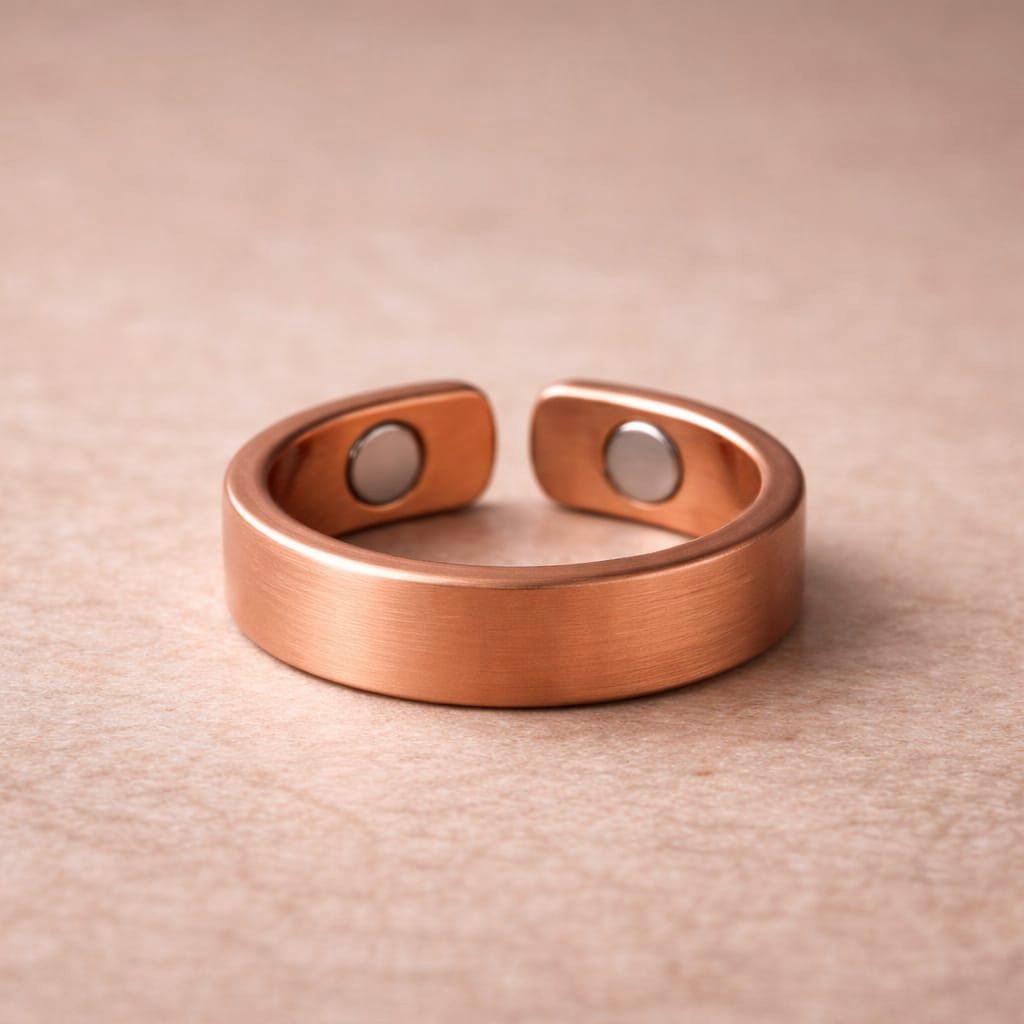 Set Leaviathan - Pulsera y Anillo de Cobre Magnetico