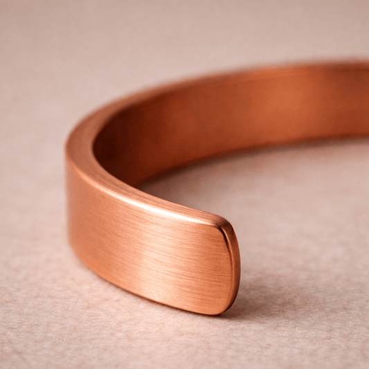 Pulsera de Cobre Magnética Luminara - accesorio de cobre artesanal KOPPERION